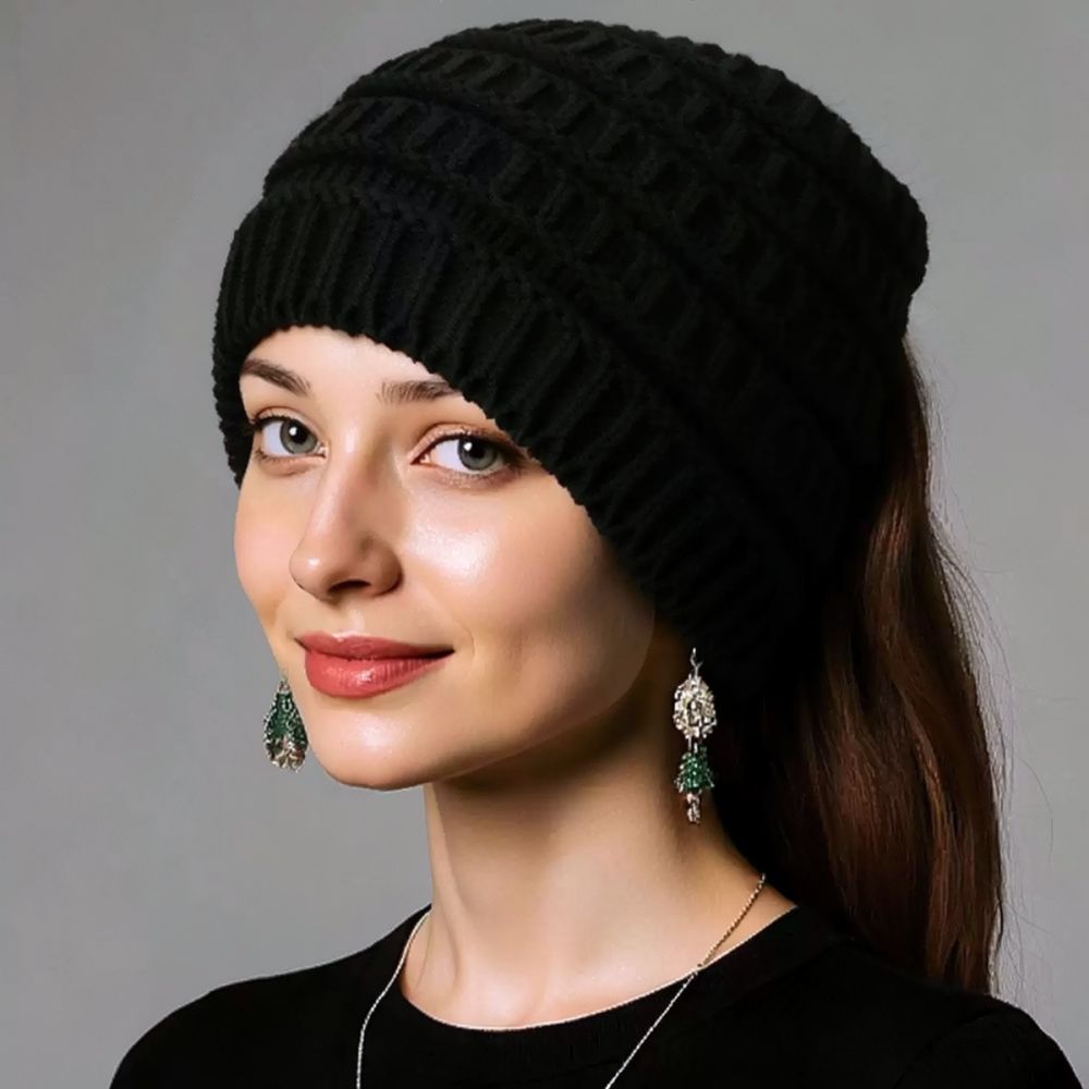 Fleece Ear Warmer Band - Diadema de punto para mujer, banda