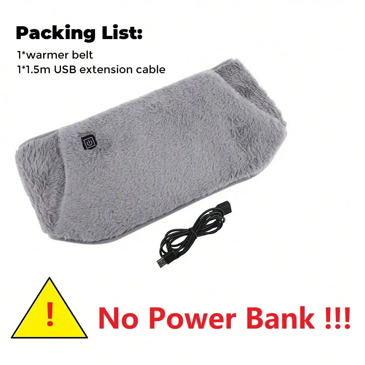Cinturón térmico de felpa para - Hand Warmer Electric reseña y precio