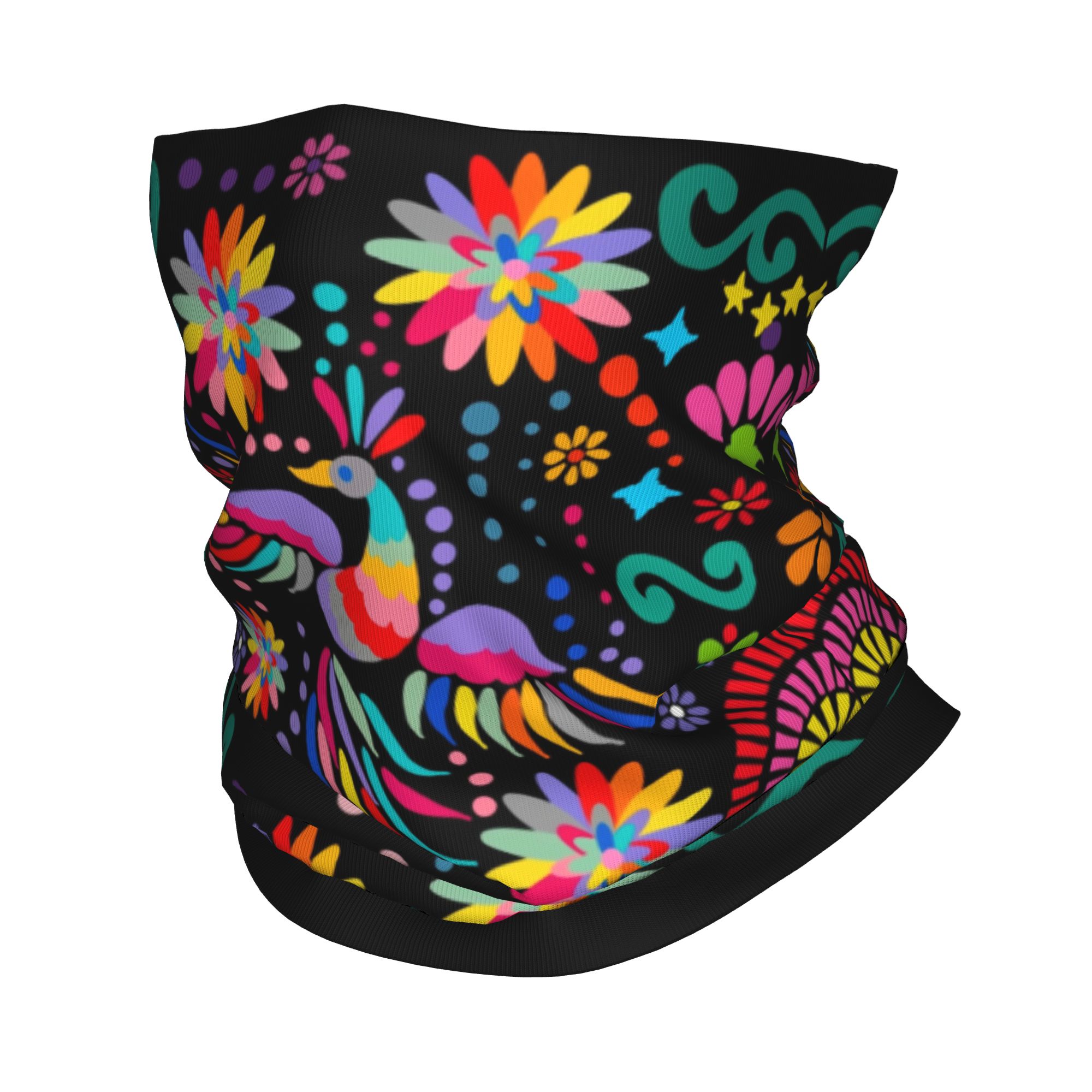 Pañuelo textil de flores flora - Neck Gaiter Fleece reseña y precio